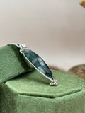 Moss Agate Charm Necklace