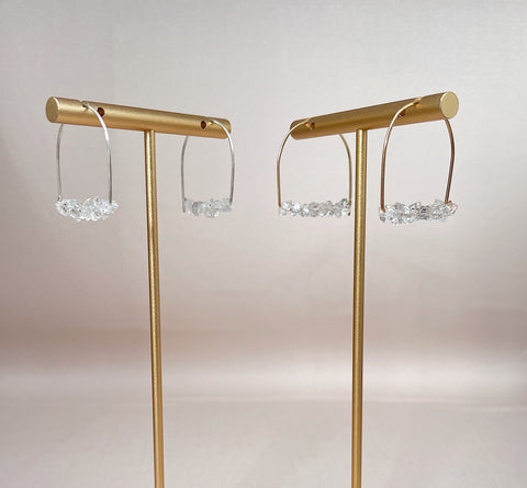 Herkimer Arch Earrings