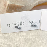 Reticulated Sterling Studs