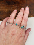 Dainty Turquoise Stacking Rings