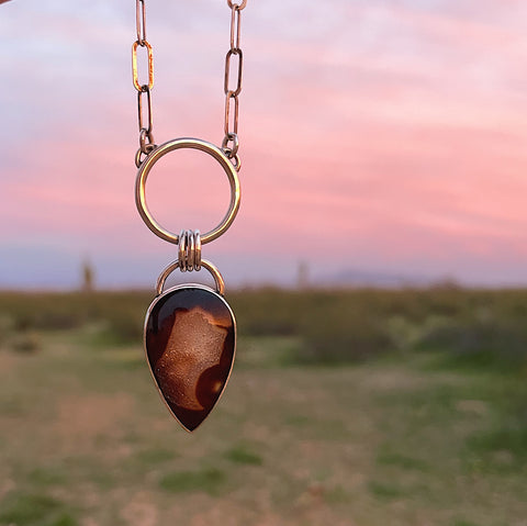 Druzy Charm Necklace