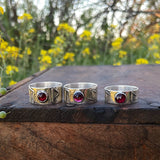 Garnet Rune Rings