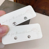 Reticulated Sterling Studs