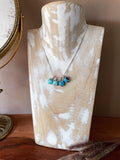 Dainty Trillion Turquoise Charms