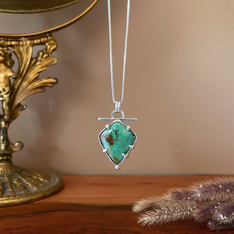 Turquoise Bar Necklace