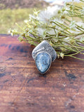 Kyanite Petal Ring