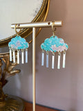 Patina Storm Cloud Earrings