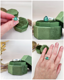 Sterling Trillion Kyanite Rings