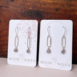 Paperclip Rutilated Quartz Dangles