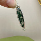 Moss Agate Charm Necklace