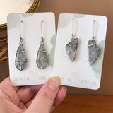 Moss Agate Earring Collection