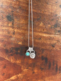 Dainty Turquoise Charm Necklace