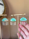 Patina Storm Cloud Earrings