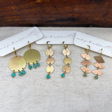 Recycled Patina Mixed Design Earrings