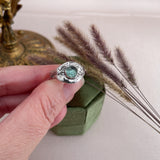 Kyanite Evil Eye Ring