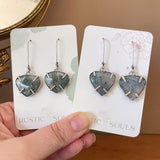 Moss Agate Earring Collection