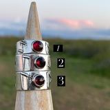 Garnet Rune Rings