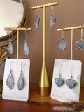 Moss Agate Earring Collection