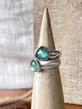 Sterling Trillion Kyanite Rings