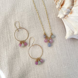 Sapphire Necklace & Earrings