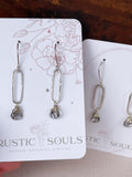 Paperclip Rutilated Quartz Dangles