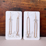 Paperclip Herkimer Dangles