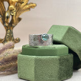 Floating Kyanite Ring