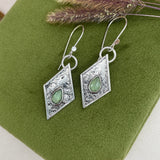 Diamond Kyanite Earrings