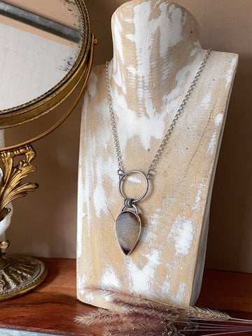 Druzy Charm Necklace