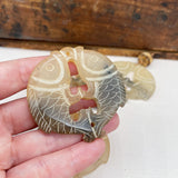 Destash Agate Fish Pendant Beads