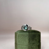 Kyanite Evil Eye Ring