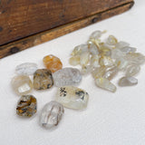 Destash Dendritic & Rutilated Quartz Beads