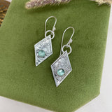 Diamond Kyanite Earrings