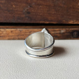 Triple Moon Goddess Turquoise Ring
