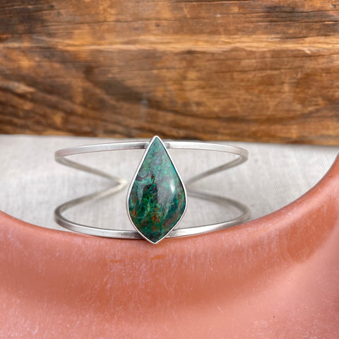 Malachite Square Cuff