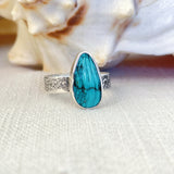 Carved Turquoise Ring