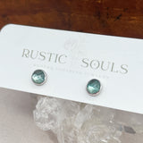 Dainty Kyanite Charm Necklace and Studs