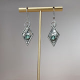 Diamond Kyanite Earrings