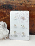 Herkimer Diamond Studs