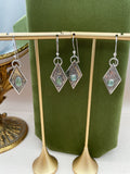 Diamond Kyanite Earrings