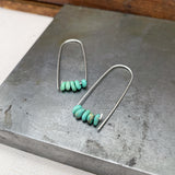 Turquoise Arch Earrings