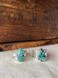 Triple Moon Goddess Turquoise Ring