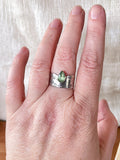 Kyanite Crown Rings