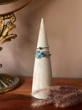 Dainty Turquoise Stacking Rings