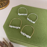 Herkimer Arch Earrings