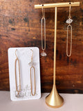 Paperclip Herkimer Dangles