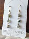 Moss Agate Earrings