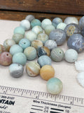 Destash Agate & Amazonite Beads