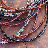 Dainty Square Beaded Necklaces