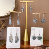 Moss Agate Earring Collection